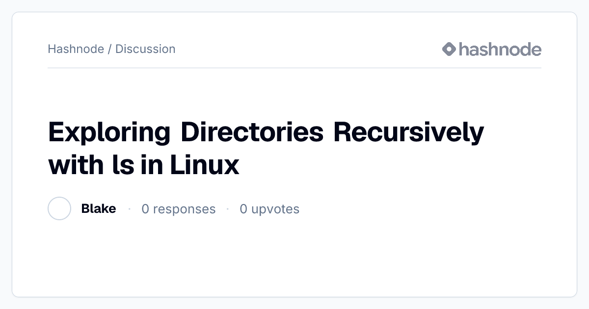 Discussion on 