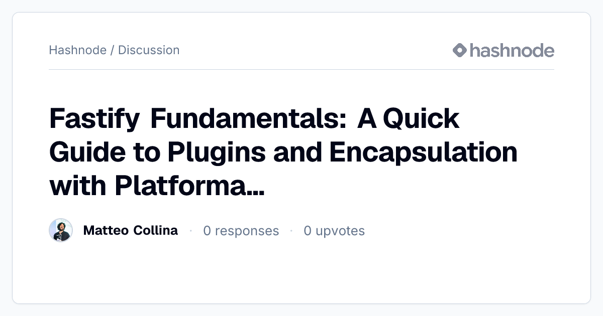 Discussion on 