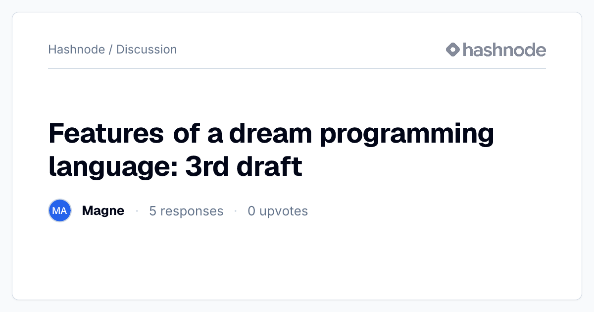 Discussion on 