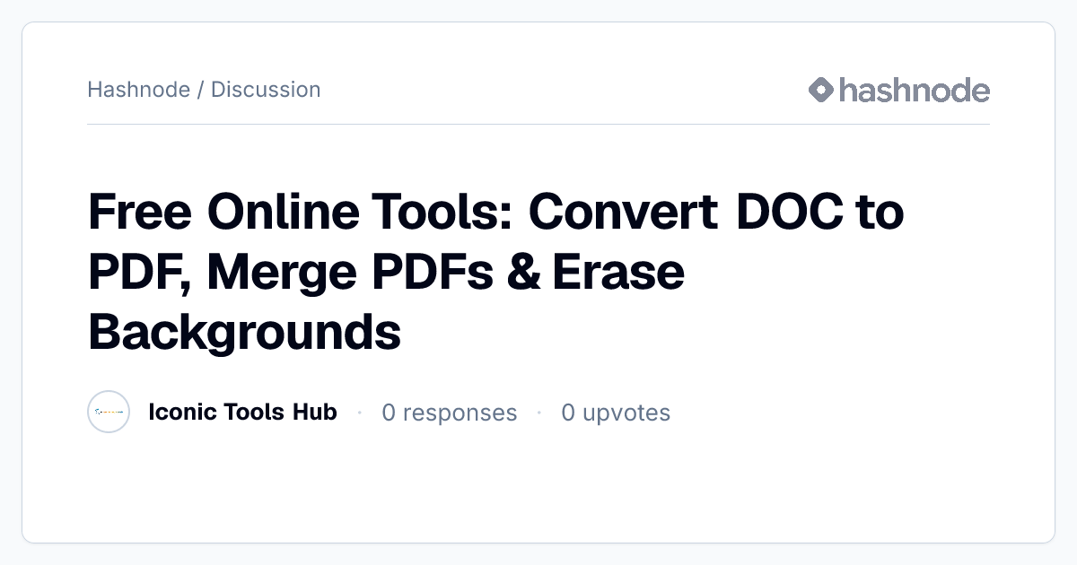 Discussion on 