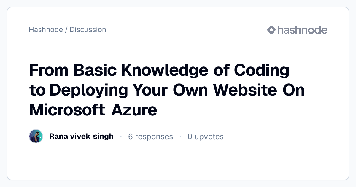 Discussion on 