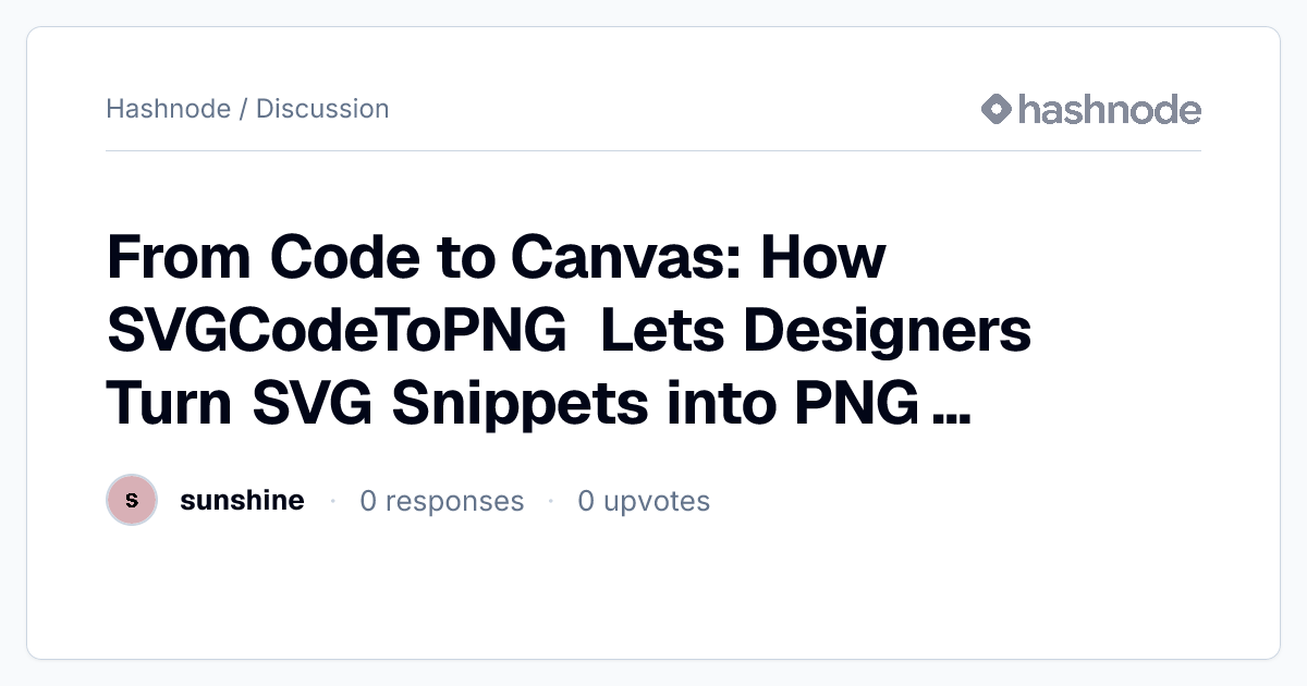 Discussion on 