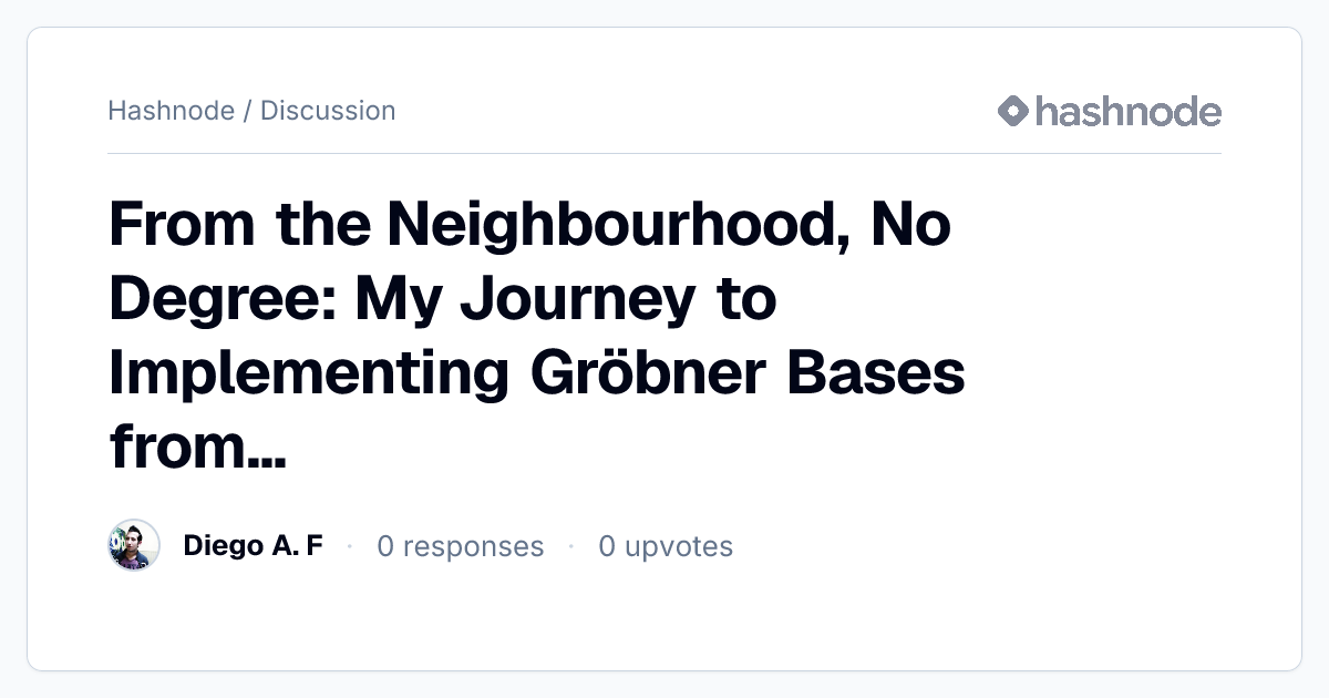 Discussion on 