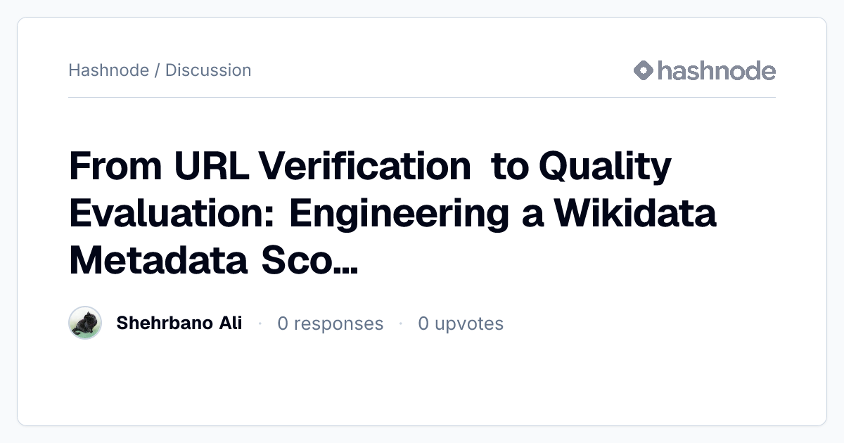 Discussion on 