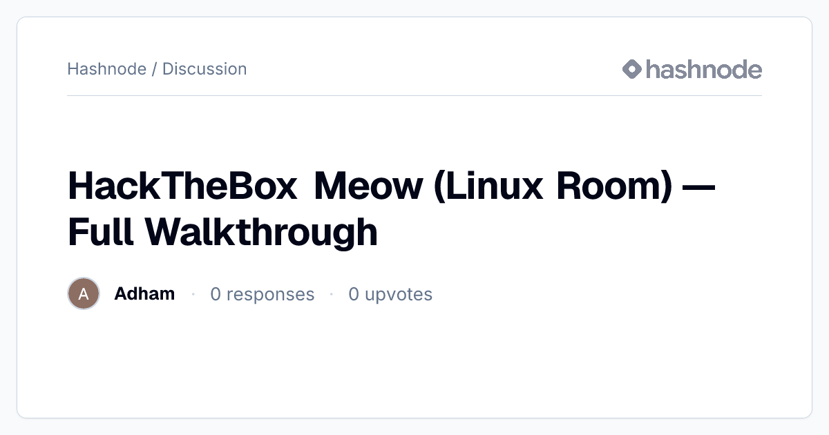 Discussion on 