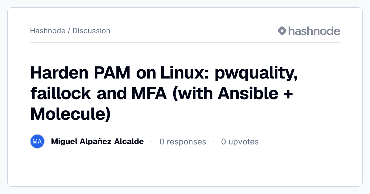 Discussion on 