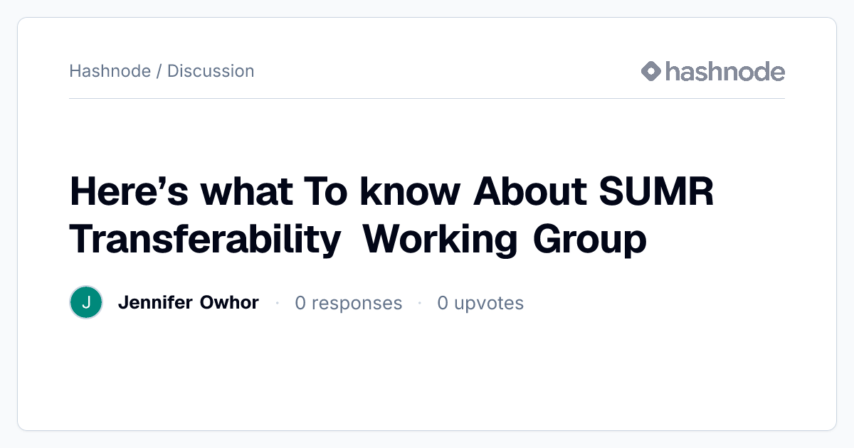 Discussion on 