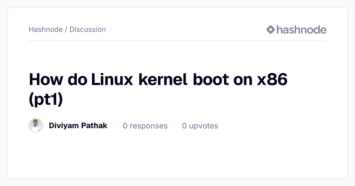 Discussion on 