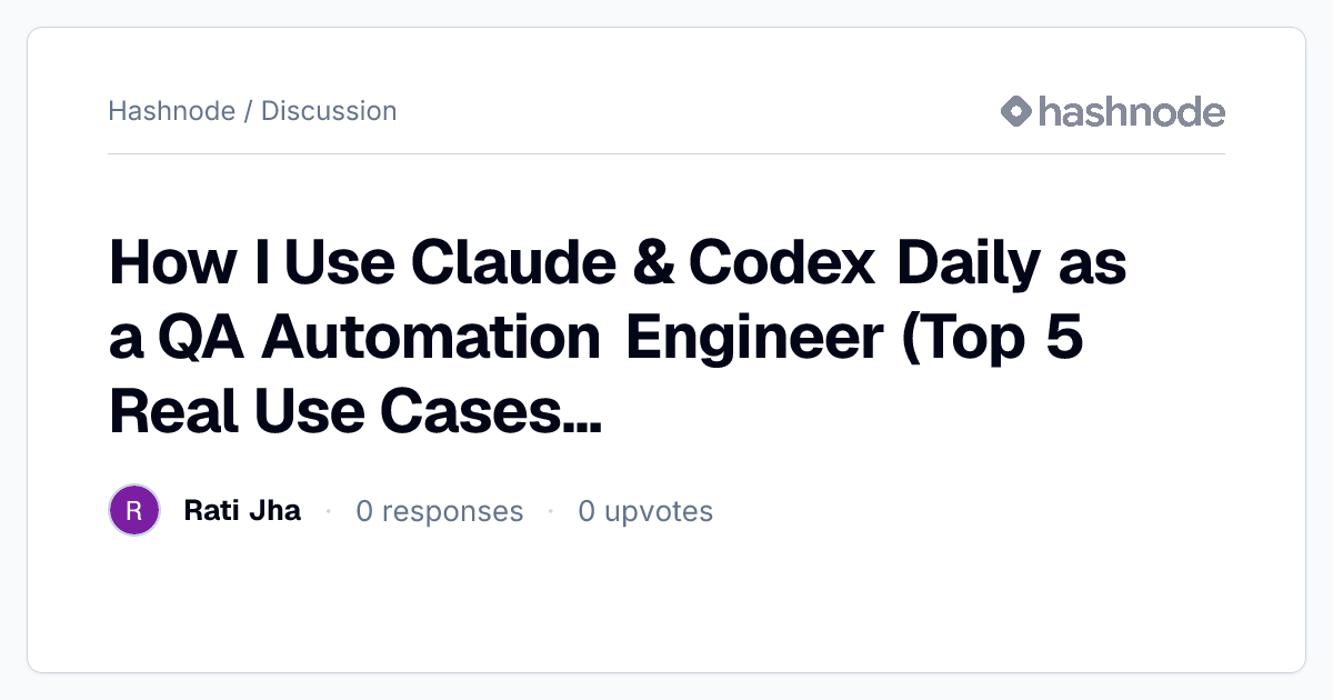 Discussion on 