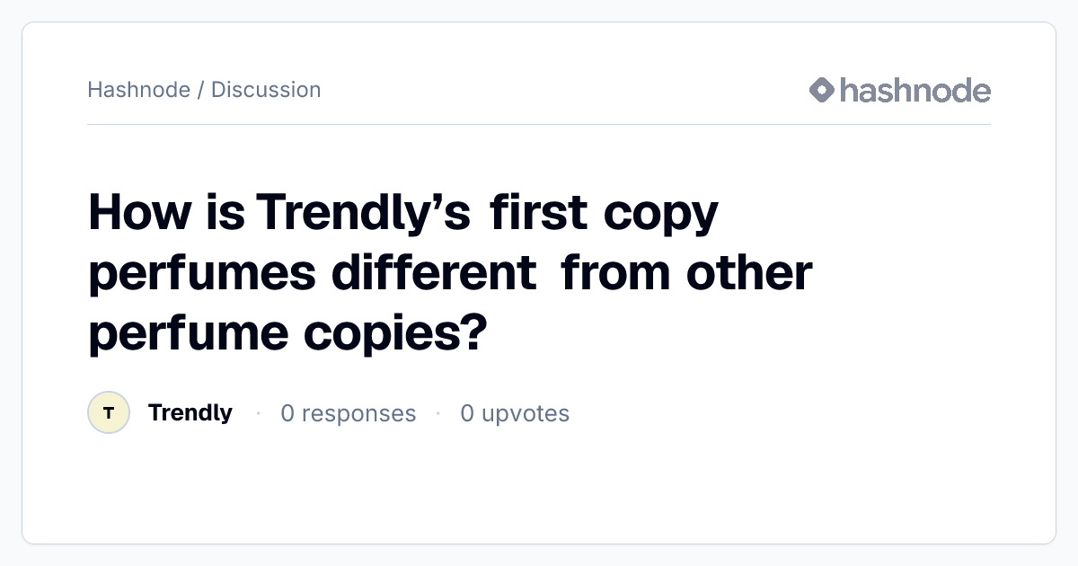 Discussion on 