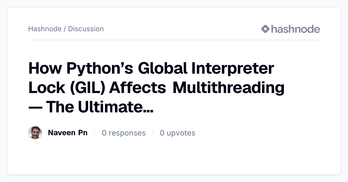 Discussion on 