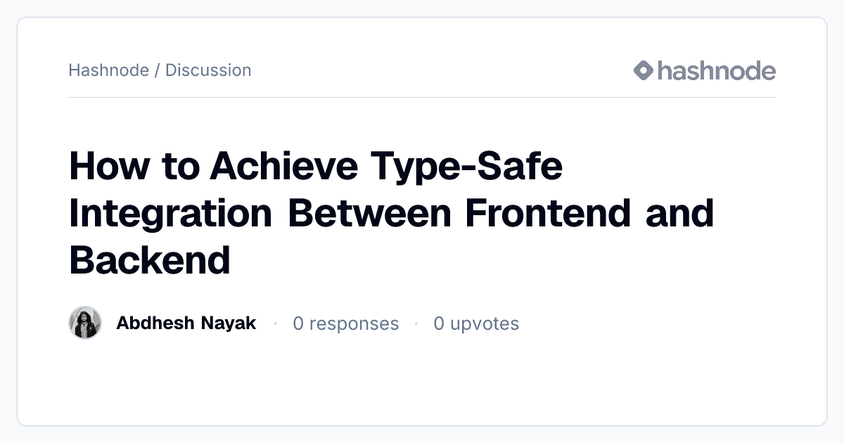 Discussion on 