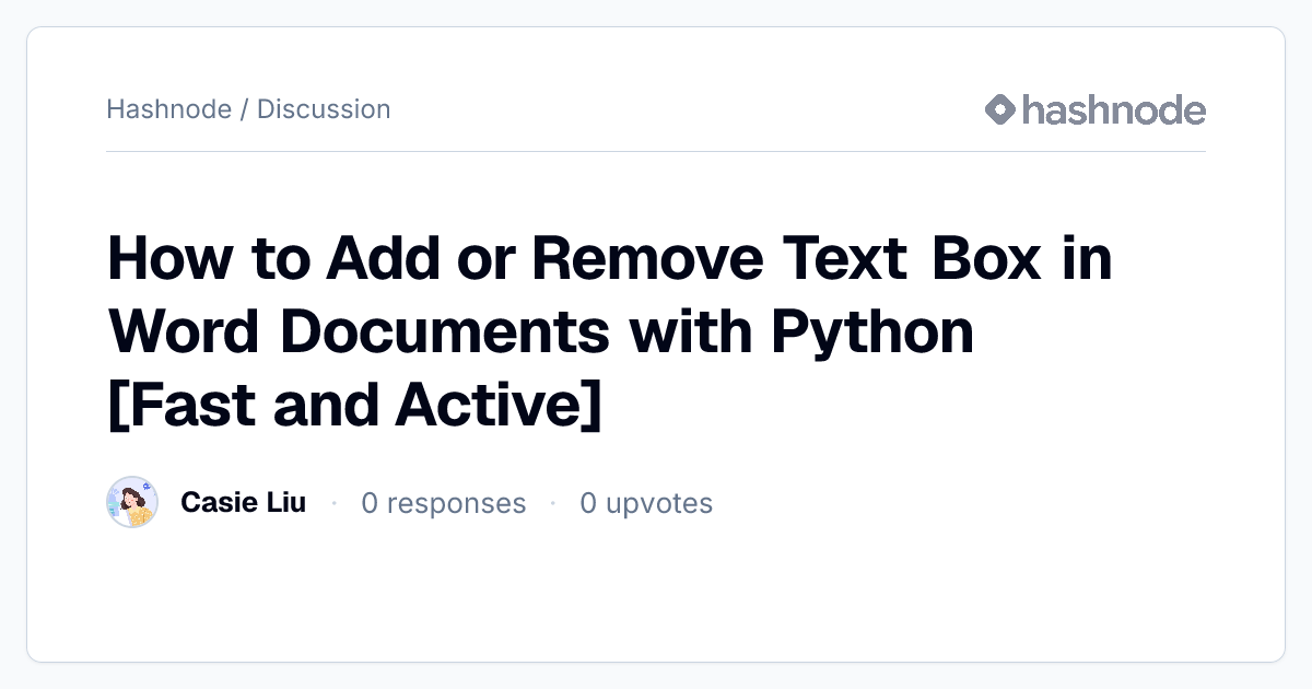 Discussion on 