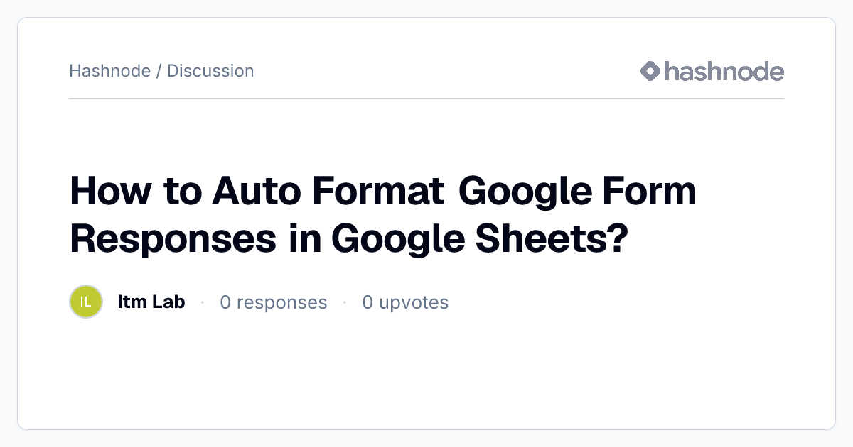 Discussion on 