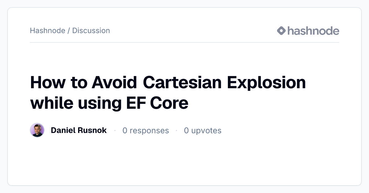 Discussion on 