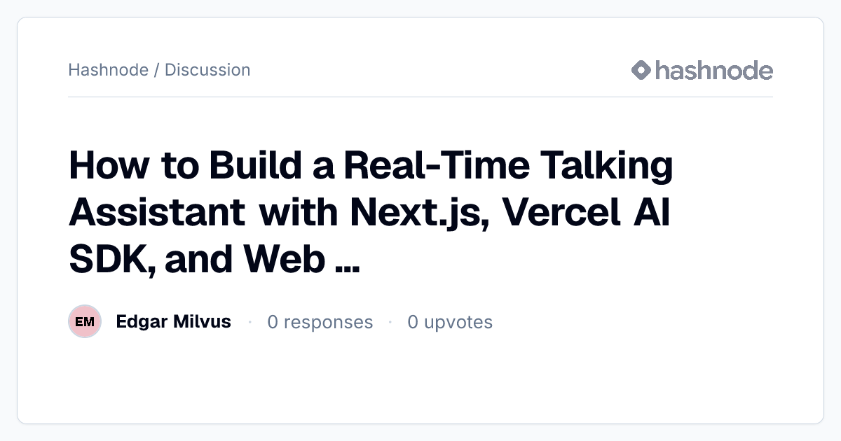 Discussion on 