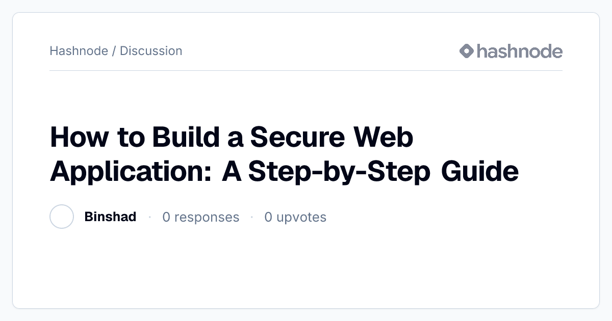 Discussion on 