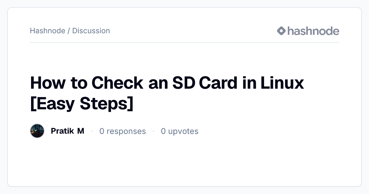 Discussion on 