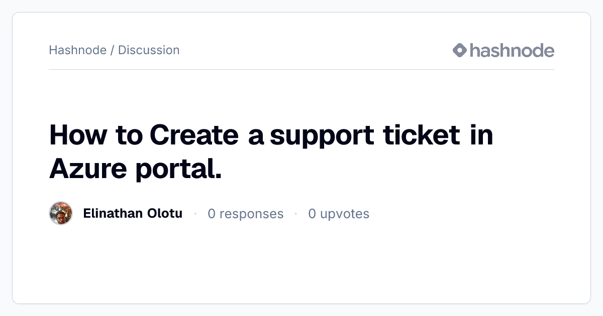 Discussion on 