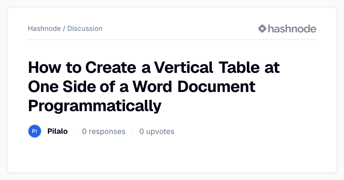 Discussion on 