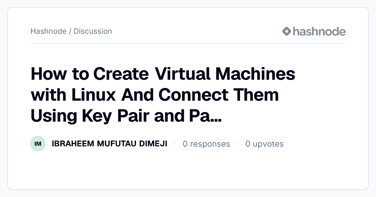 Discussion on 