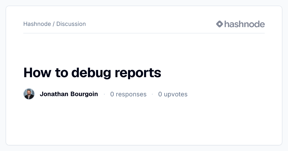 Discussion on 
