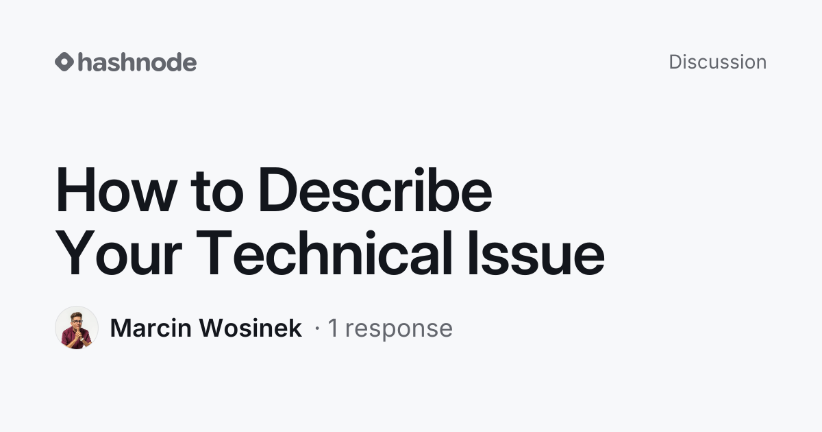 Discussion on 