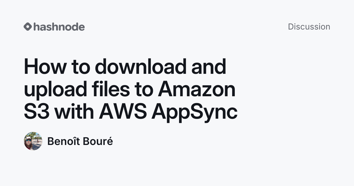 Discussion on "How to download and upload files to Amazon S3 with AWS ...
