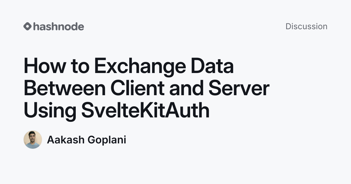 Discussion on "How to Exchange Data Between Client and Server Using ...