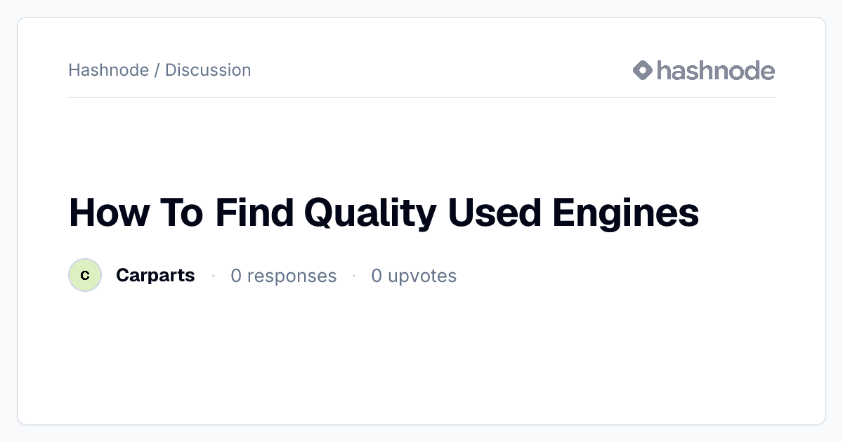 Discussion on 