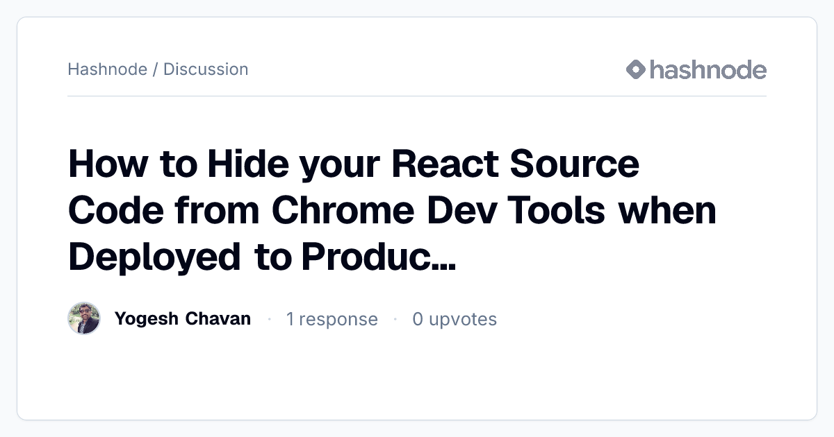 Discussion on 