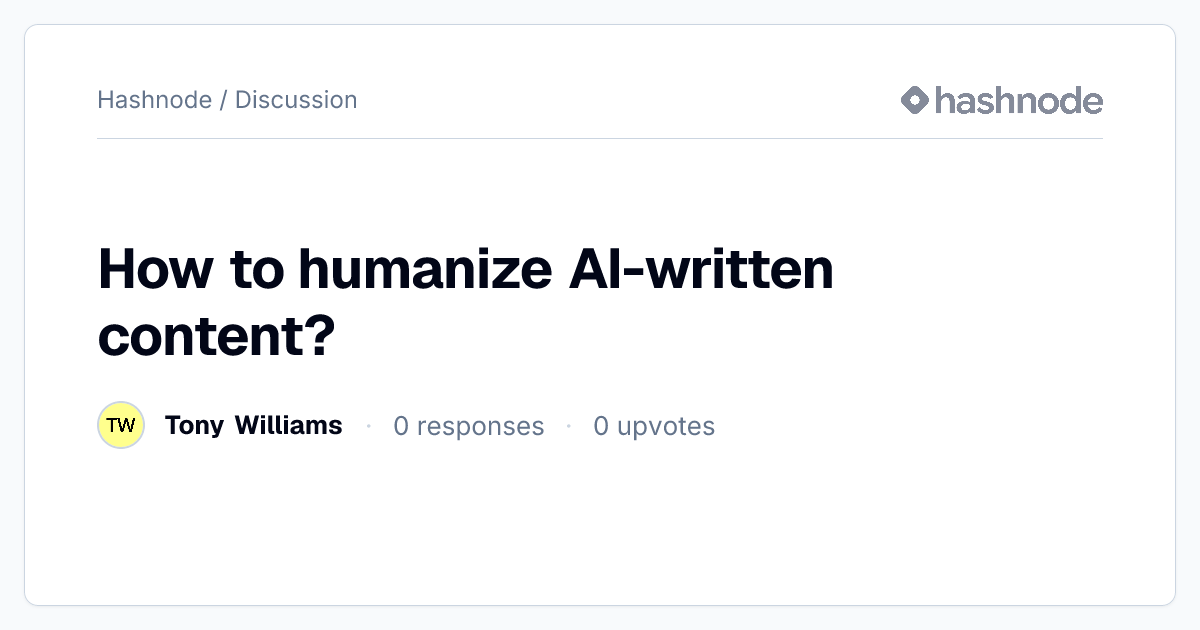Discussion on 