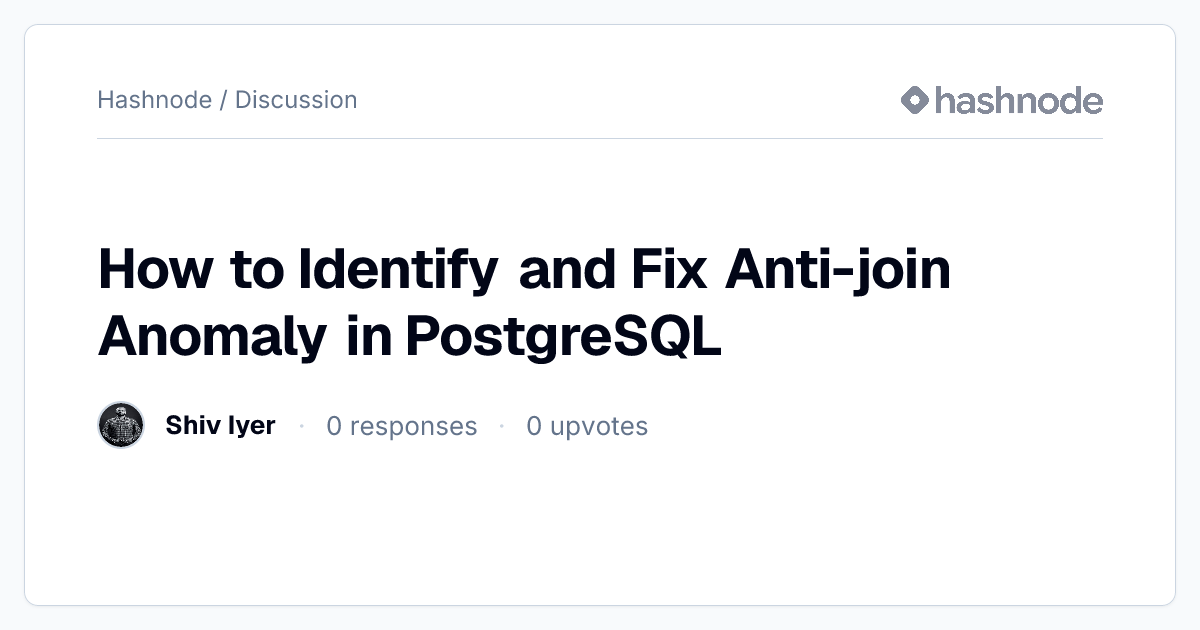 Discussion on 