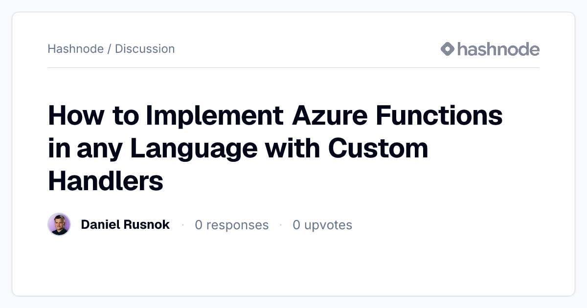 Discussion on 