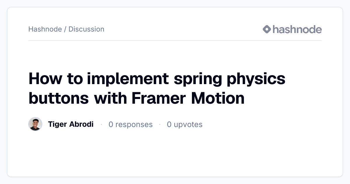 Discussion on 
