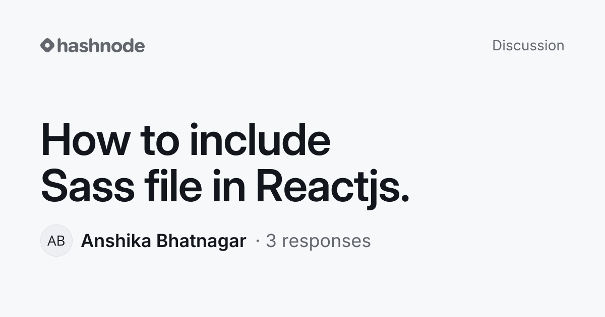Discussion on 