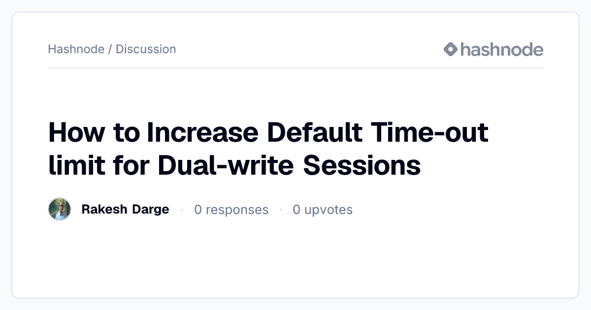 Discussion on 