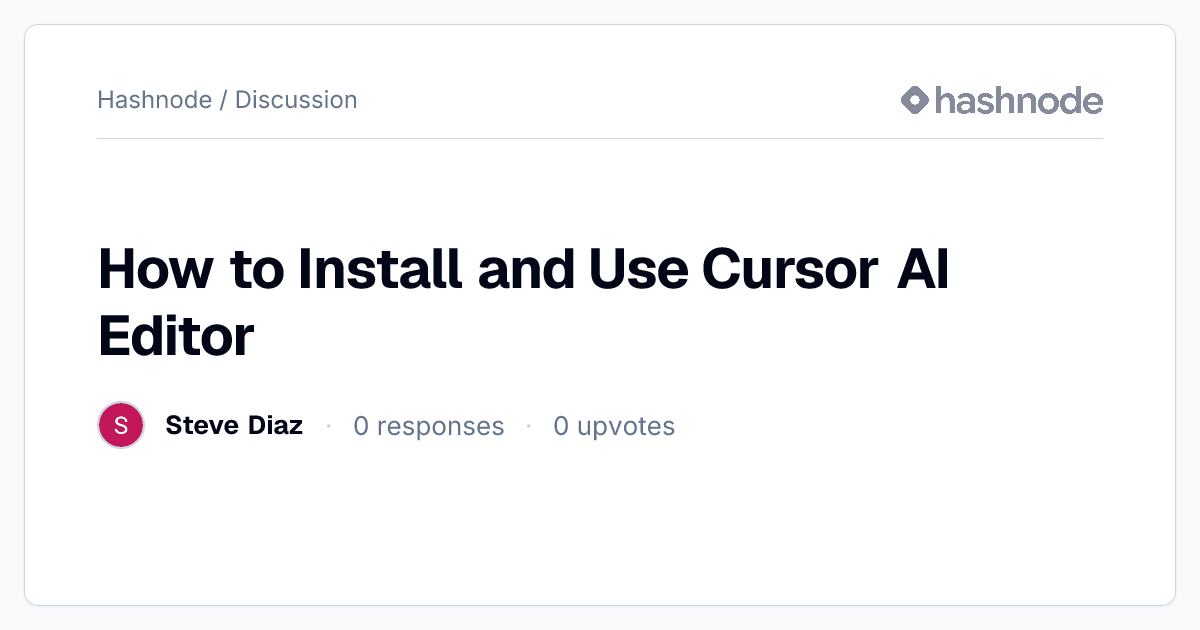 Discussion on 