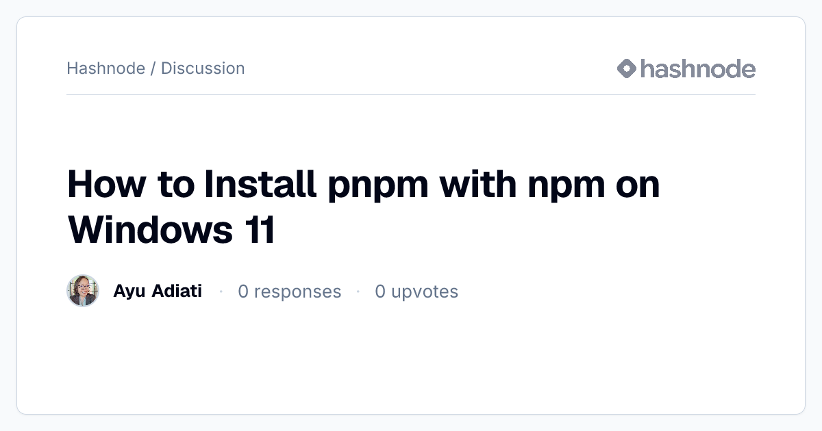 Discussion on 