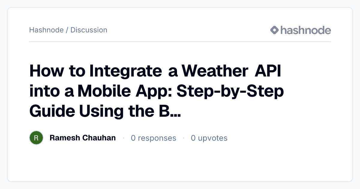Discussion on 