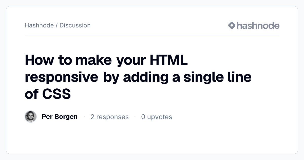 Discussion on 