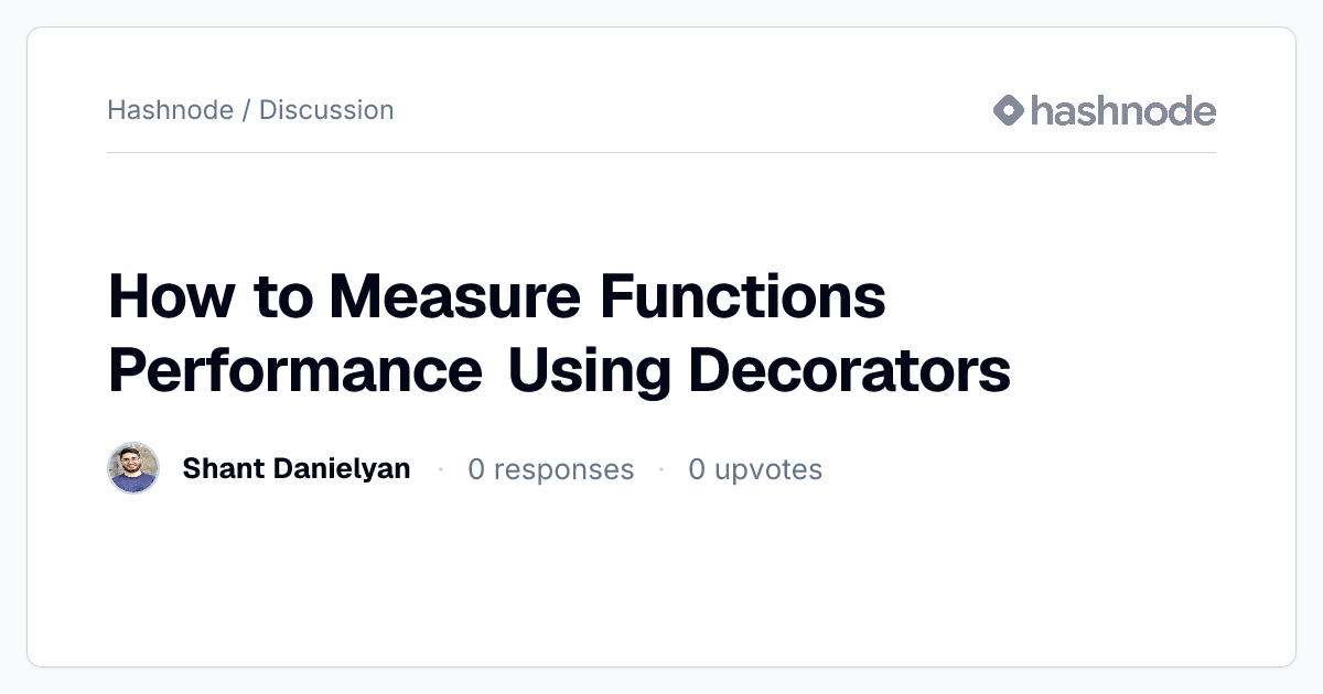 Discussion on 