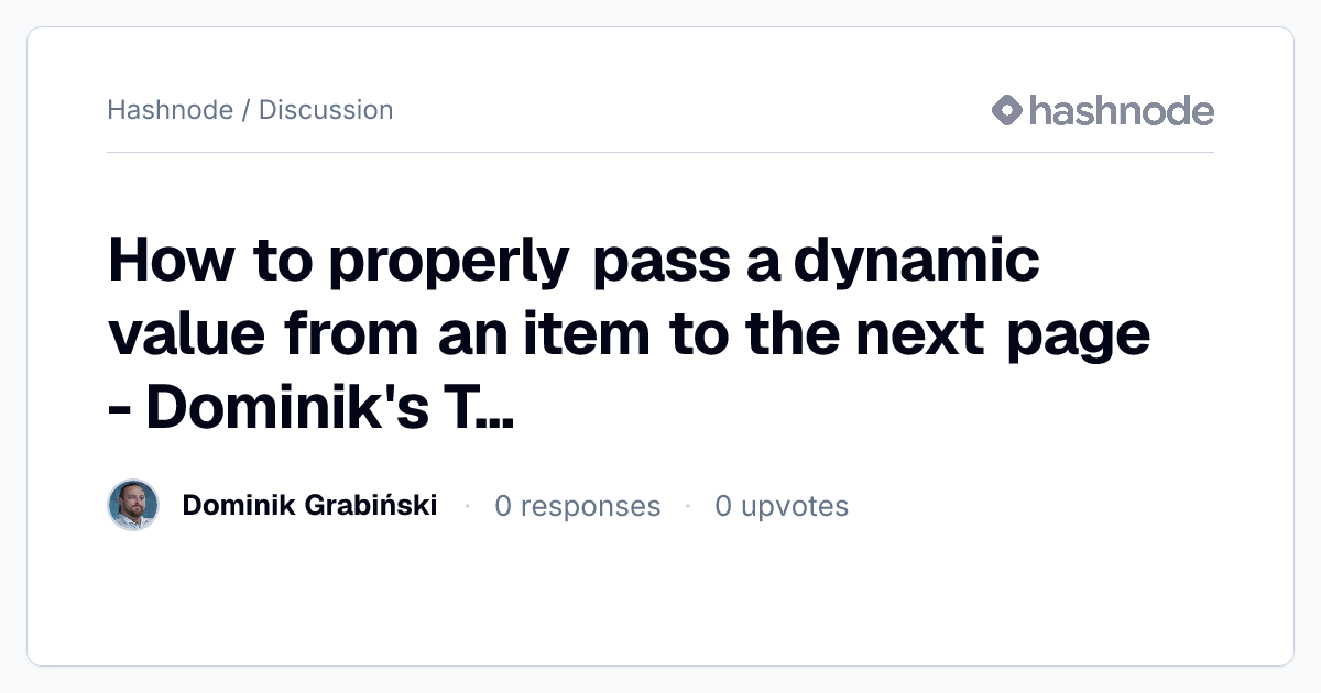 Discussion on 