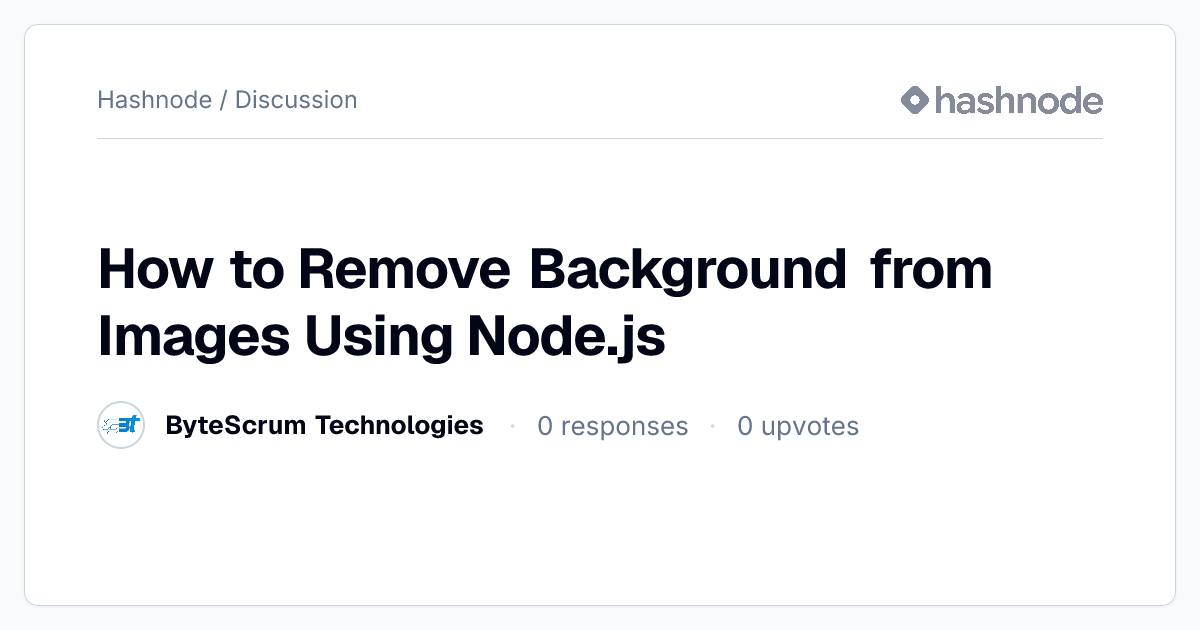 Discussion on 