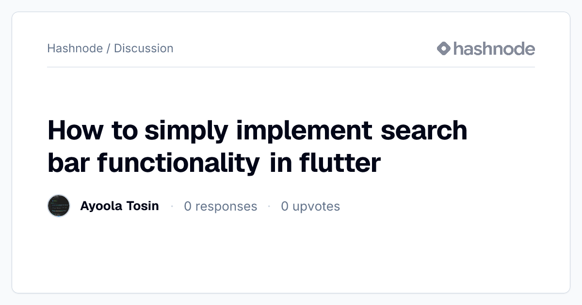 Discussion on 