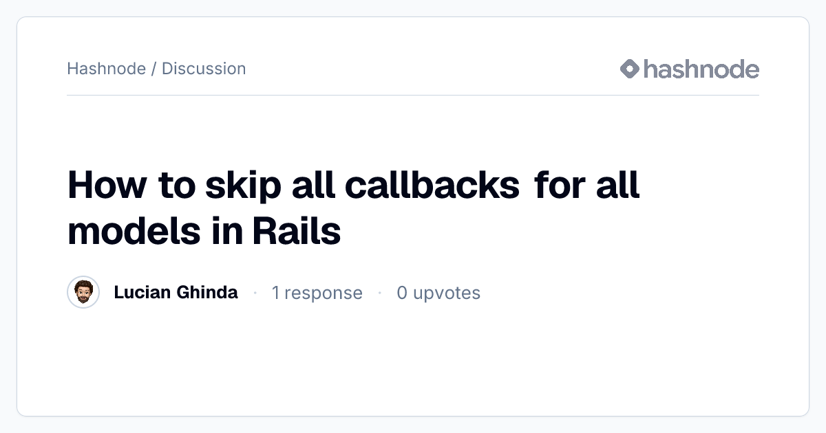 Discussion on 