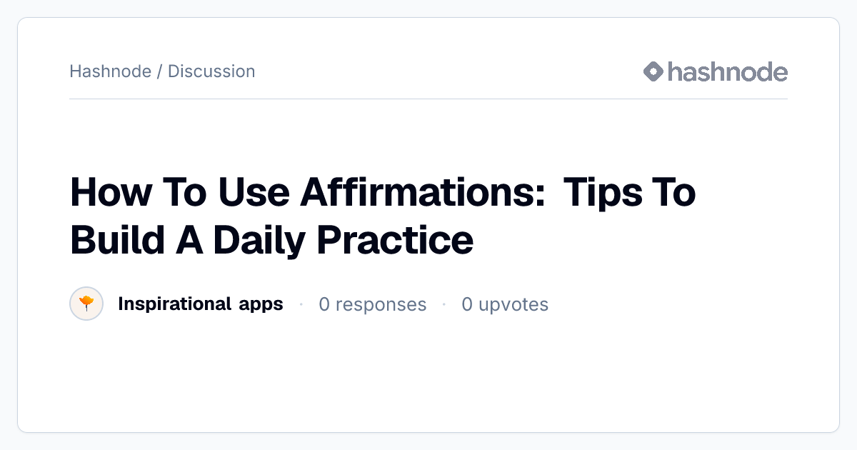 Discussion on 