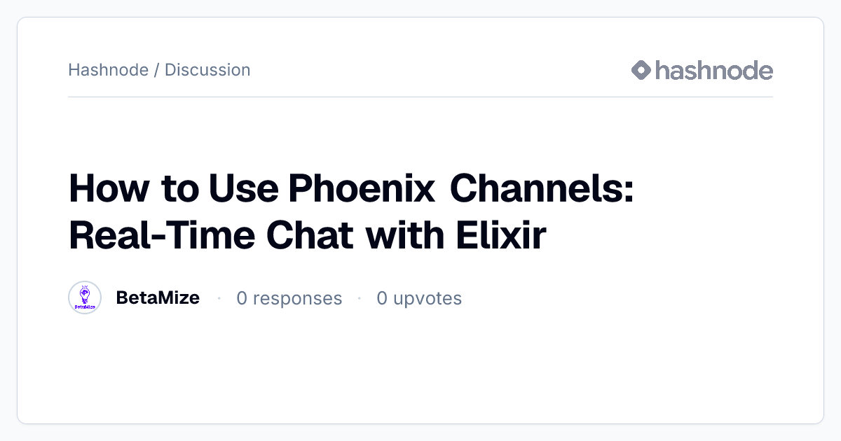 Discussion on 