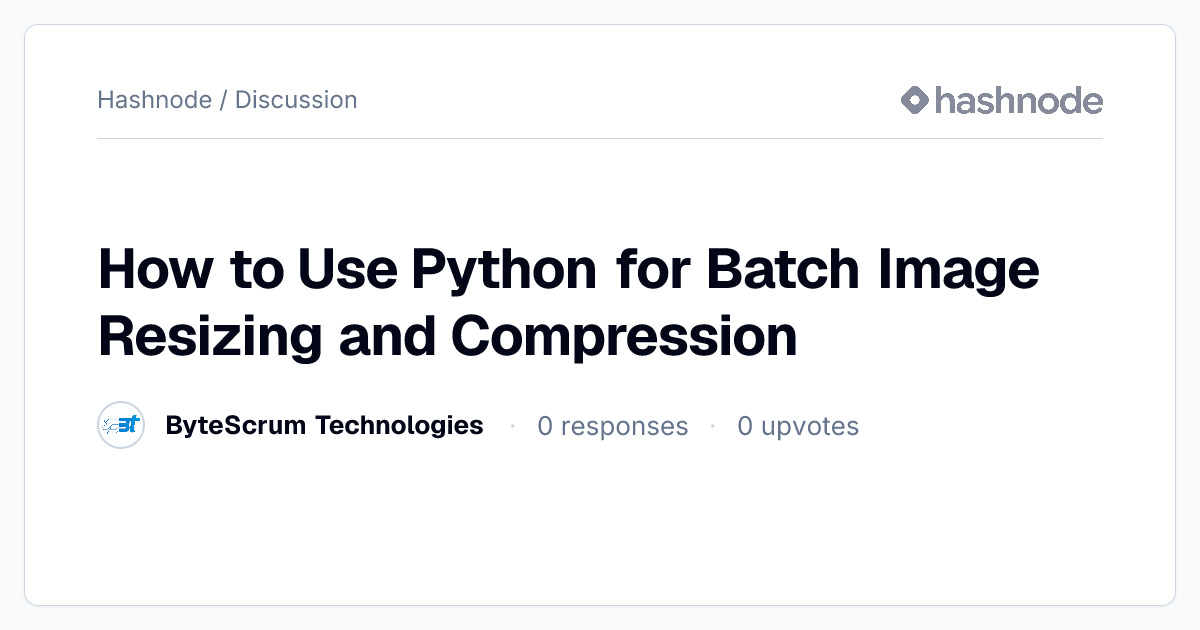 Discussion on 