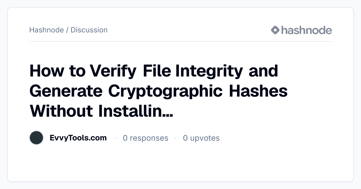 Discussion on 
